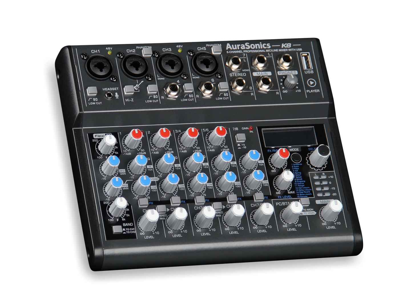 AuraSonics K8 компактный микшерный пульт в Тверской области