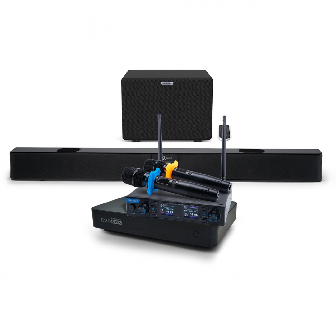 Hi-End караоке-система EVOBOX Premium + EvoSoundBar (саундбар с караоке) в Тверской области