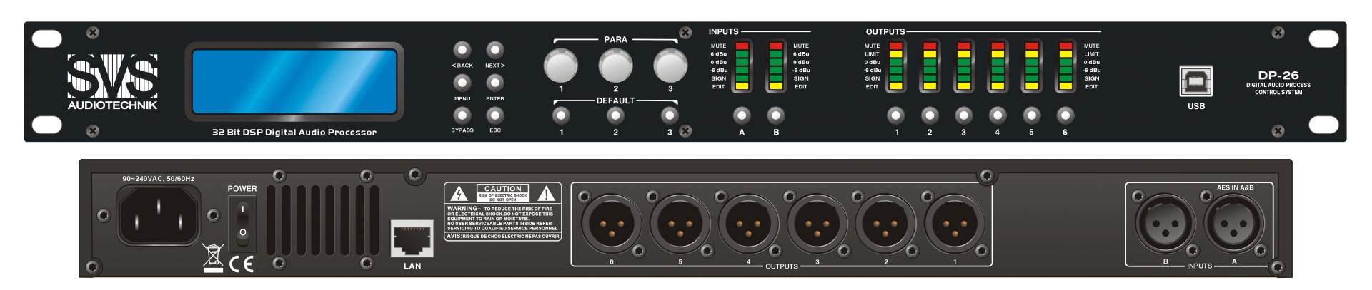SVS Audiotechnik DP-26 Цифровой процессор: 2 входа 6 выходов в Тверской области
