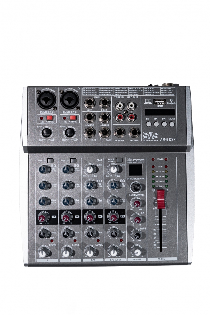 SVS Audiotechnik mixers AM-6 DSP Микшерный пульт аналоговый, 6-канальный SVS Audiotechnik mixers в Тверской области