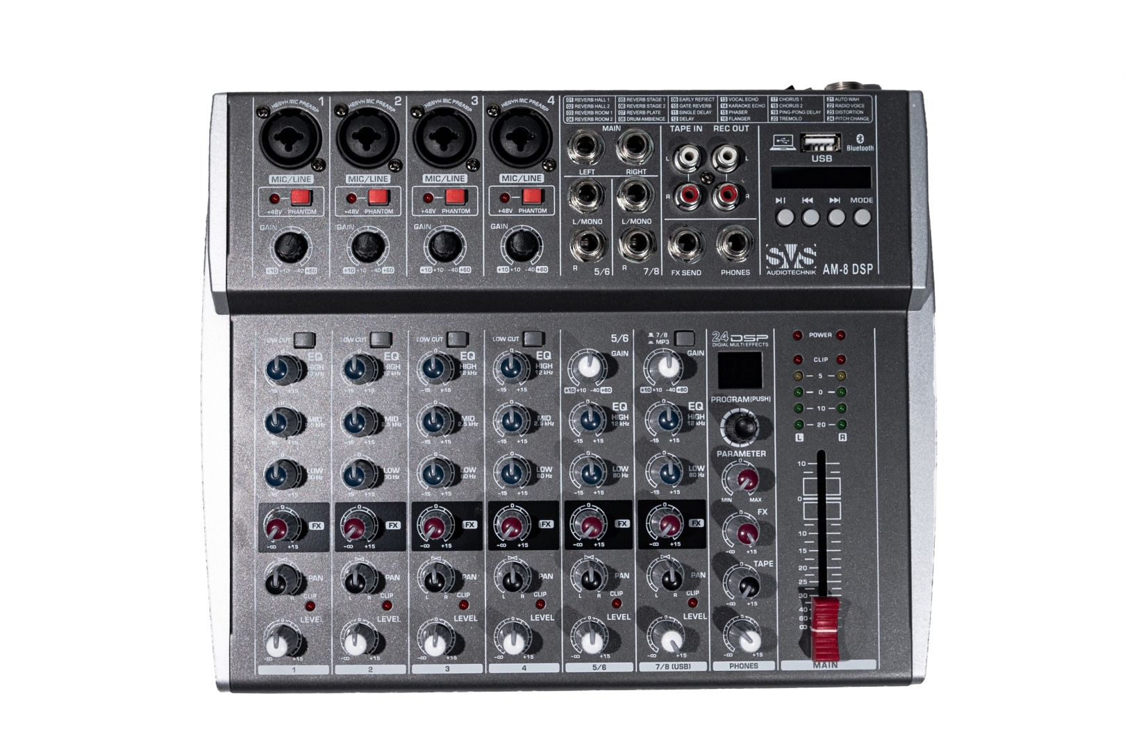 SVS Audiotechnik mixers AM-8 DSP Микшерный пульт аналоговый, 8-канальный в Тверской области